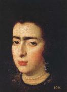 Diego Velazquez Portrait d'une dame (df02) France oil painting reproduction